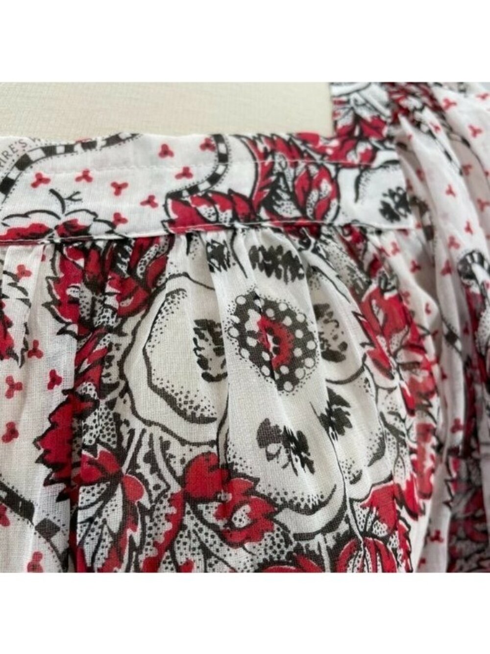 Nwt The Vampire's Wife The Guardian Meadow-Rose Print Cotton Poplin Dress Us12 — image 8 of 8